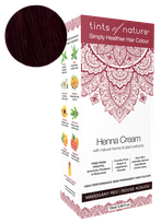 TINTS OF NATURE Henna Cream Mahogany Red plaukų dažai, 70 ml