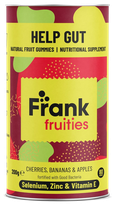 FRANK FRUITIES HELP GUT žarnynui ir mikrobiomos pusiausvyrai  guminukai, 80 vnt.
