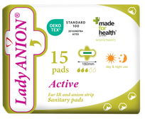 LADY ANION ploni, kvėpuojantys higieniniai paketai, 15 vnt.