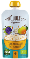 RŪDOLFS kūdikiams nuo 4 mėn., kriaušių ir mėlynių košė, 110 g