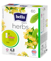 BELLA Panty Herbs Tilia įklotai, 60 vnt.