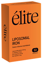 ELITE Liposominės geležies kapsulės, 30 vnt.