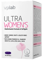 VPLAB Ultra Women's Multivitamin Formula minkštos gelio kapsulės, 90 vnt.