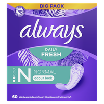 ALWAYS  Fresh&Protect  įklotai, 60 vnt.