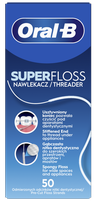 ORAL-B Super Floss dantų siūlas, 1 vnt.