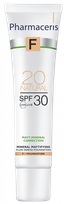 PHARMACERIS F Matt-Mineral SPF 30 Natural makiažo pagrindas, 30 ml