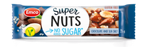 EMCO Super Nuts Chocolate & Sea Salt batonėlis, 35 g