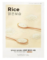 MISSHA Airy Fit Rice veido kaukė, 19 g
