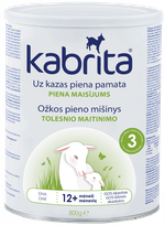 KABRITA KABRITA® 3 (nuo 12 mėn)  ožkos pieno milteliai, 800 g