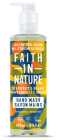 FAITH IN NATURE greipfrutų ir apelsinų skystas muilas, 400 ml