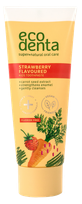 ECODENTA braškių skonio dantų pasta, 75 ml