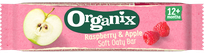ORGANIX su avietėmis ir obuoliais batonėlis, 23 g