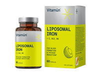 VITAMUN Liposomal Iron kapsulės, 60 vnt.