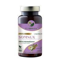 CLARIWELL Somnux Miegui kapsulės, 60 vnt.