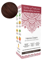 TINTS OF NATURE Henna Cream Chocolate plaukų dažai, 70 ml