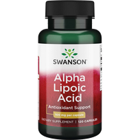 SWANSON Alfa lipoinė rūgštis 100 Mg kapsulės, 120 vnt.