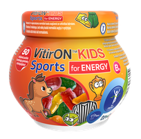 VITIRON Vitiron Kids Sports energijai pastilės, 50 vnt.