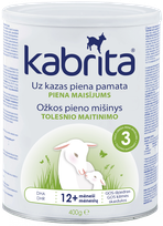 KABRITA (nuo 12 mėn)  ožkos pieno milteliai, 400 g