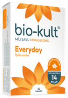 BIO-KULT Everyday žarnyno mikrofloros balansui kapsulės, 30 vnt.