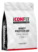 ICONFIT Whey Protein 80 - Creme Brulee skonio milteliai, 1000 g