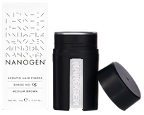 NANOGEN Keratin Medium Brown plaukų pluoštai, 15 g