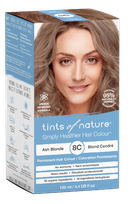 TINTS OF NATURE T8C Ash Blonde plaukų dažai, 130 ml