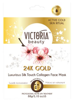 VICTORIA BEAUTY  su 24 karatų auksu ir kolagenu veido kaukė, 1 vnt.
