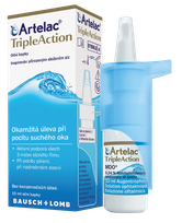 ARTELAC   TRIPLEACTION akių lašai, 10 ml