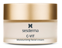 SESDERMA C-Vit Moisturizing, lengvos tekstūros, kasdienis veido kremas, 50 ml