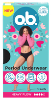 O.B. XL/XXL menstruacinės kelnaitės, 1 vnt.