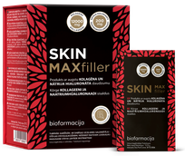 BIOFARMACIJA SKIN Max filler kolagenas, 28 vnt.