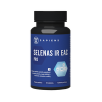 SAPIENS Selenas ir EAC PRO dengtos tabletės, 90 vnt.