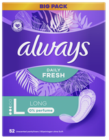 ALWAYS  Daily Liners Long įklotai, 52 vnt.