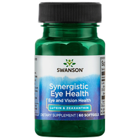 SWANSON Liuteinas 20 Mg & Zeaksantinas 2 Mg, regos funkcijai palaikyti,  kapsulės, 60 vnt.