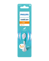 PHILIPS (nuo 3 metų) Sonicare KIDS HX6032/90 elektrinių dantų šepetėlių galvutės, 2 vnt.
