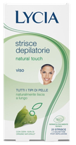 LYCIA Natural Touch veido depiliacinės vaško juostelės, 20 vnt.