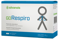 GORESPIRO kvėpavimo takams kapsulės, 30 vnt.