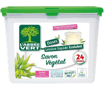 LARBRE VERT Vegetal kapsulės skalbimui, 24 vnt.