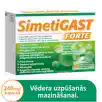 SIMETIGAST minkštos gelio kapsulės, 10 vnt.
