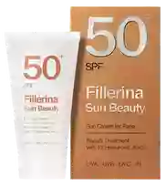 FILLERINA  SPF 50+  su 12 Hialurono rūgščių molekulėmis, apsauginis kremas nuo saulės, 50 ml