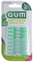 Soft-Picks Comfort Flex, didelis, 40 vnt.