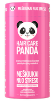 HAIR CARE PANDA Meškiukai nuo streso kramtomosios pastilės, 60 vnt.