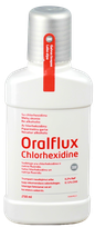 ORALFLUX ChloreHexidine švelnaus mėtų skonio burnos skalavimo skystis, 250 ml