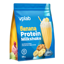 VPLAB bananų skonio proteino kokteilis milteliai, 500 g
