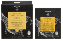 APIVITA Express Beauty Mastic Firming & Lifting Effect veido kaukė, 1 vnt.