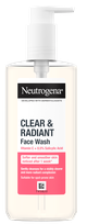 NEUTROGENA Clear&Radiant veido prausiklis, 200 ml