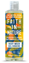 FAITH IN NATURE Grapefruit & Orange  dušo gelis, 400 ml