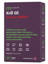 LYL Krill Oil Superba BOOST kapsulės, 30 vnt.