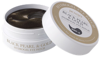 PETITFEE Black Pearl&Gold paakių pagalvėlės, 60 vnt.