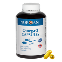 NORSAN Omega-3  kapsulės, 120 vnt.